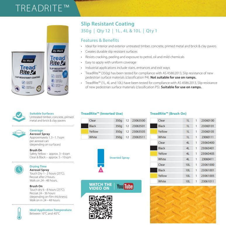 TreadRite Slip Resistant Coating