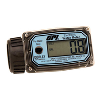 Alemlube 1" GPI Electronic Water Meter - 100L