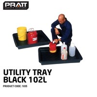 Utility Tray Black - 102L