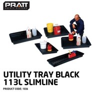 Utility Tray Black - 113L