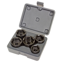 Lisle Oil & Fuel 5 PC Filter Socket Set