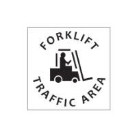 Forklift Traffic Stencil (Poly) - 445 x 445mm