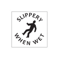 Slippery When Wet Stencil (Poly)- 445 x 445mm