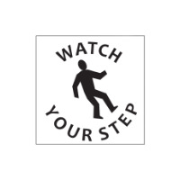 Watch Your Step Stencil (Poly) - 445 x 445mm