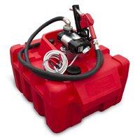 Alemlube Diesel Tank & 52004A Pump (Manual Nozzle)  - 200L