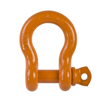 Orange Bow Shackle (12t WLL) Grade S- 32 x 35mm 