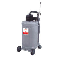 Alemlube Air Operated Mobile Waste Oil Evacuator w/ Reservoir - 80L