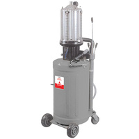 Alemlube Air Operated Mobile Waste Oil Evacuator w/ 80L Reservoir & 12L Inspection Chamber