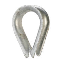 Commercial Galvanised Rope Thimble - 32mm