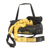 Black Rat 4WD Towing Kit w/ Carry Bag (12t MBS) - 4m
