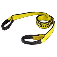 Black Rat Tree Trunk Protector Strap w/ Carry Bag (12t MBS) - 3m x 75mm