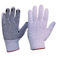 Knitted Poly/Cotton w/ PVC Dots Gloves (Ladies)