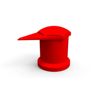 Dustite Long Wheel Nut Indicator (Bag of 50) - Red