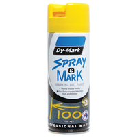 Dy-Mark Spray & Mark Line Marking Paint (350g) - Yellow