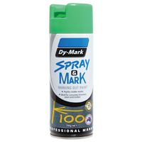 Dy-Mark Spray & Mark Line Marking Paint (350g) - Fluro Green
