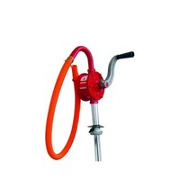 Alemlube Rotary Action Drum Pump w/ Cast Alloy Body & Concertina Hose - 18 LPM