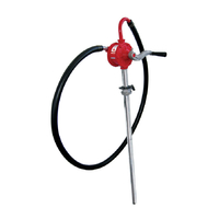 Alemlube Rotary Action Rotary Drum Pump w/ Cast Alloy Body &  Antistatic Hose - 18 LPM