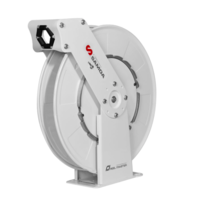 Samoa  3/8" BSP (f) Bare Open Grease Reel w/ Hose & Hose Stop - 15m