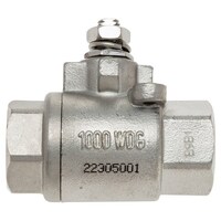 Pratt Stainless Steel Ball Valve - 15mm