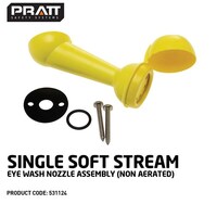 Pratt Single Aerated Eyewash Nozzle Assembly