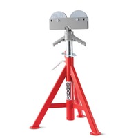 Roller Head Low Pipe Stand - 24 to 42 x 12"