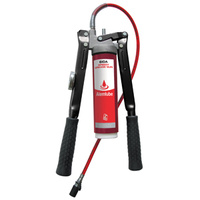 Alemlube Twin Handle Lever Action Grease Gun w/ Magnet - 11,200psi
