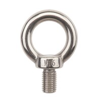 Stainless Steel Collared Eyebolt - 6mm