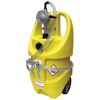 Alemlube Mobile Poly Tank w/ Rotary Hand Pump & Spout - 68L