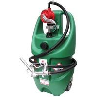 Alemlube Mobile Poly Tank w/ Rotary Hand Pump (Manual Nozzle) - 68L