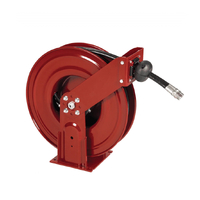 Alemite Heavy Duty Twin Pedestal Oil Reel w/ Hose & Hose Stop - 15m x 12mm ID