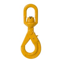 Eye Swivel Self Locking Hook w/ Ball Bearing