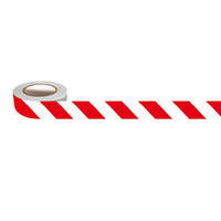  Barricade Tape (Red/White - Stripe) - 150m x 75mm 