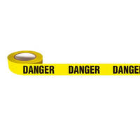  Barricade Tape (Black/Yellow - Danger) - 60m x 75mm   