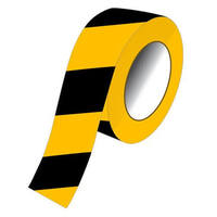  Aisle Marking Tape (Yellow/Black) - 16.5m x 75mm 
