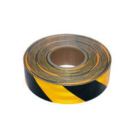  Reflective Tape Class 1W (Black/Yellow) -  45.7m  x 50mm 