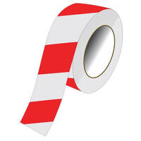  Aisle Marking Tape (Red/White) - 16.5m x 50mm  