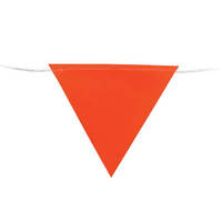  Bunting Safety Flag (Fluoro Orange) - 30m 