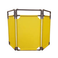  Tri-Panel Safety Barrier (Yellow) - Blank