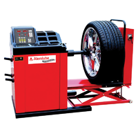 Alemlube Automotive Wheel Balancer w/ Central Processing Microcomputer & Pneumatic Tyre Lift