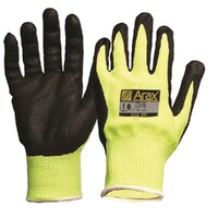 Arax Gold Hi-Vis Nitrile Sand Dip Gloves