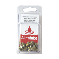 Alemlube Straight Grease Nipples (10 Pack) - 8m x 1