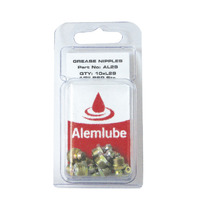 Alemlube Straight Grease Nipples (10 Pack) - 1/8" BSP