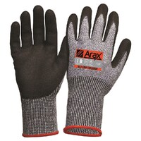 Arax Nitrile Dip w/ Extended Cuff Gloves - Size 9