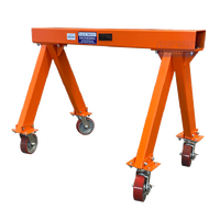 Mobile Support Trestle (Flat Pack)  w/Wheels - 1100 x 1200mmm