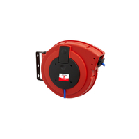 Alemlube Air/Water Hose Reel w/ Hose - 14m  x 10mm ID