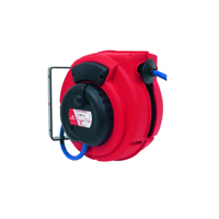 Alemlube Compact Air/Water Hose Reel w/ Hose - 9m x 8mm ID