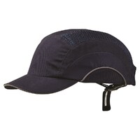 Short Peak Bump Cap - Navy