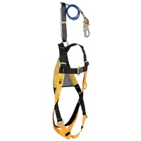 B-Safe Full Body Harness w/ Wire Rope Lanyard  
