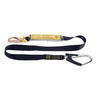 B-Safe Shock Absorbing Web Lanyard w/ Snap Hooks - 1.2m