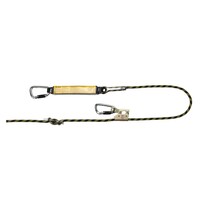 B-Safe Adjustable Kernmantle Lanyard w/ 3 Action Karabiners - 2m